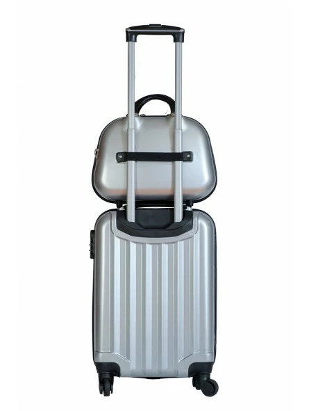Maleta Cabina + Neceser Plata - Imagen 4