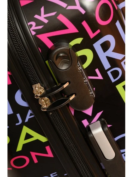 Juego De 3 Maletas Ciudades Negro - Imagen 11