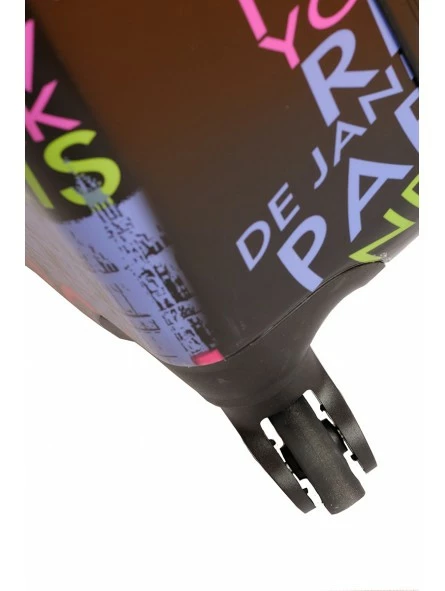 Juego De 3 Maletas Ciudades Negro - Imagen 6