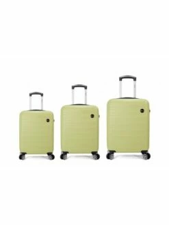 Juego De 3 Maletas Múnich Amarillo