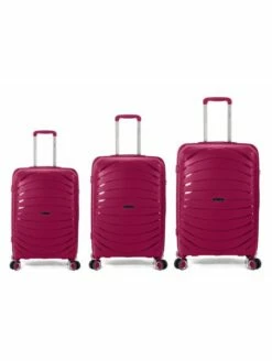 Juego De 3 Maletas TurÃn Rojo
