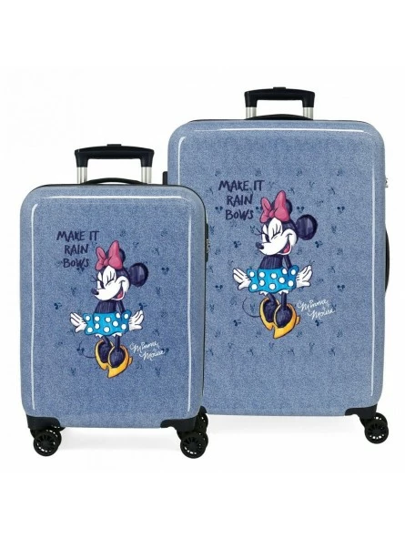 Disney Juego De Maletas Minnie Make It Rain Bows