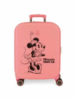 Maleta Cabina Disney 100 Happiness Rosa