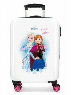 Maleta Cabina Disney Frozen Dream Of Magic Blanca
