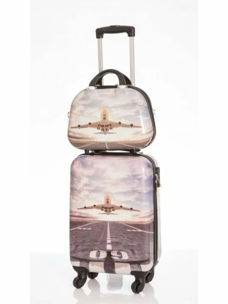 Maleta Cabina + Neceser + MP3 Sky