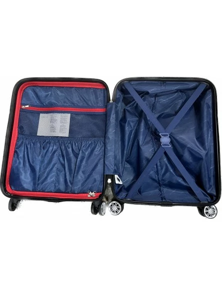 Maleta Cabina Roma Azul 55x40x20 Cm - Imagen 3