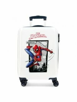 Marvel Maleta Cabina Spiderman Action Blanca