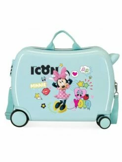 Disney Maleta Correpasillos Enjoy Minnie Icon Turquesa