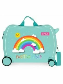 Maleta Correpasillos Enso Arcoiris Positive Vives Verde