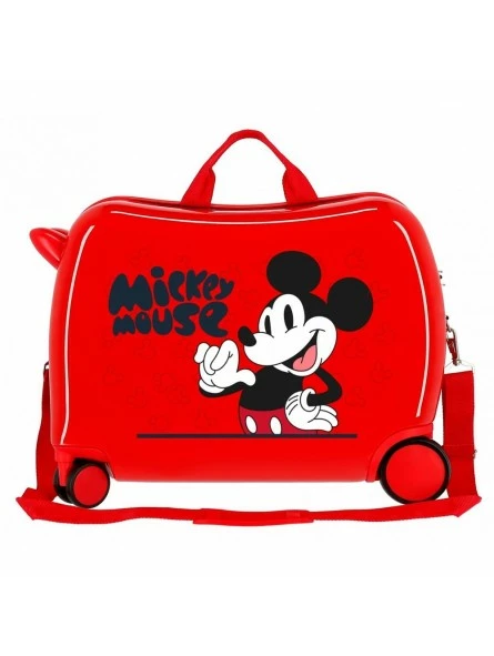 Disney Maleta Correpasillos Mickey Mouse Fashion Rojo - Imagen 4