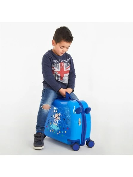 Disney Maleta Correpasillos Mickey On The Moon Azul - Imagen 2