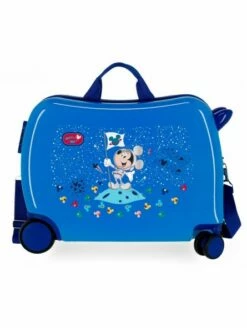 Disney Maleta Correpasillos Mickey On The Moon Azul