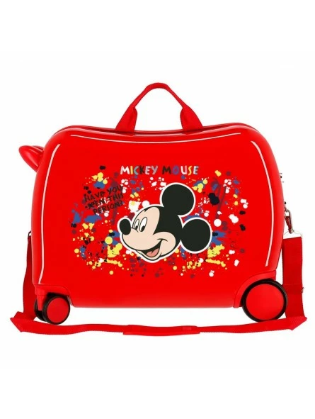 Disney Maleta Correpasillos RG Mickey Colour Mayhem Roja - Imagen 4