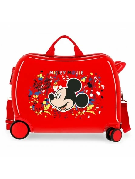 Disney Maleta Correpasillos RG Mickey Colour Mayhem Roja