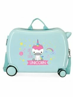 Maleta Correpasillos RG Roll Road Little Me Unicorn Celeste