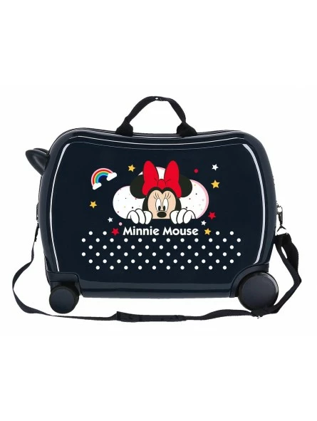 Maleta Correspasillos Disney Minnie Rainbow Azul - Imagen 4
