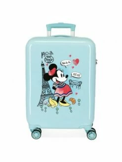Disney Maleta De Cabina Minnie Around The World Paris Turquesa