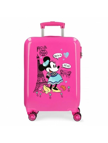 Disney Maleta De Cabina Minnie Around The World Paris Rosa