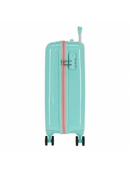 Disney Maleta Cabina Minnie Rainbow Turquesa - Imagen 3