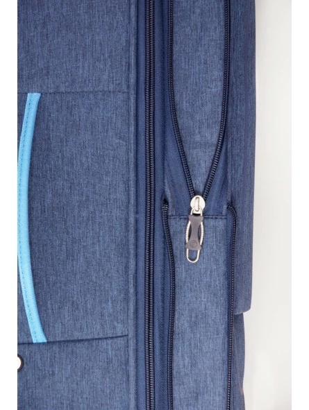 Maleta Grande Expandible Oporto Rojo - Imagen 5