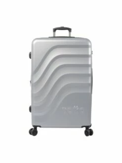 Maleta Grande Expandible Totto Bazy Plata