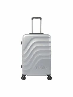 Maleta Mediana Expandible Totto Bazy Plata