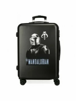 Maleta Mediana Star Wars The Mandalorian Negra