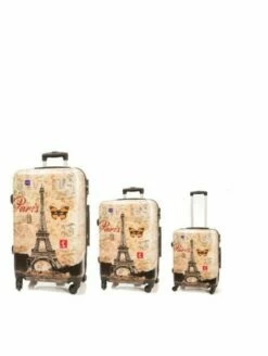 Juego De 3 Maletas Eiffel